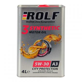 Масло моторное ROLF ACEA 5W30 синтетика 4 л 322549