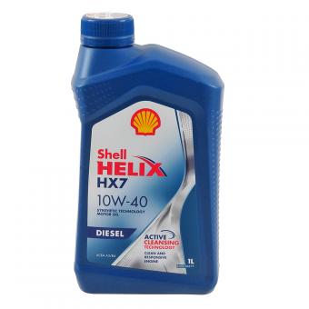 Масло моторное SHELL HELIX DIESEL HX7 10W40 полусинтетика 1 л 550040506