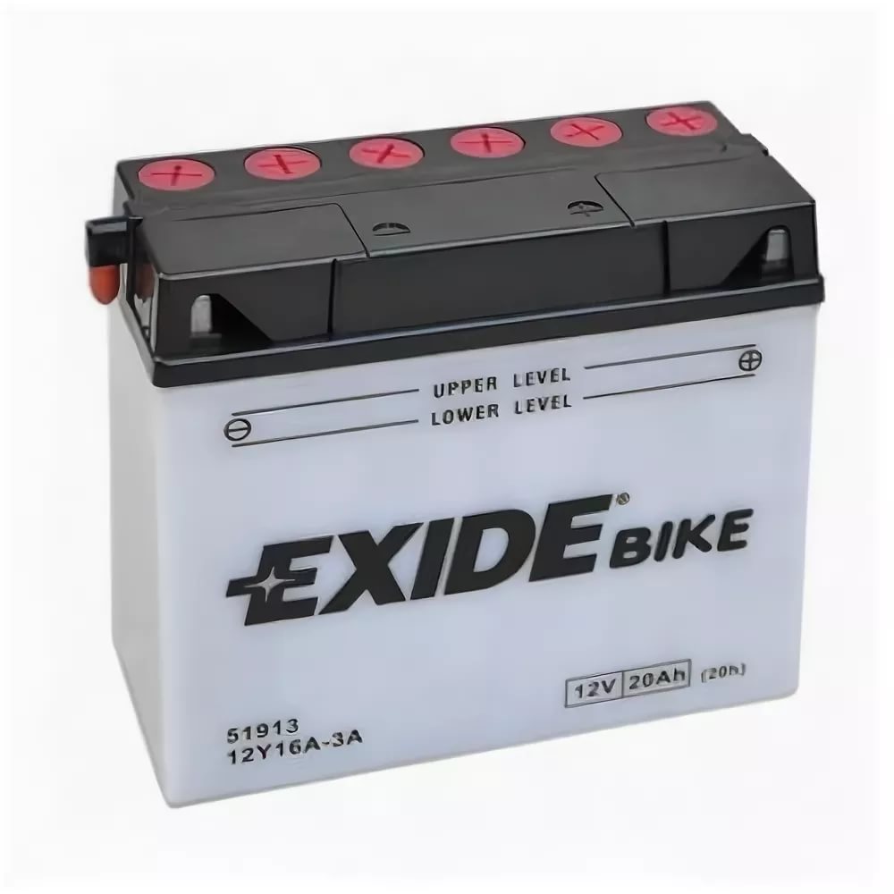 Аккумулятор EXIDE BIKE 20 Ач 210А О/П 12Y16A-3A