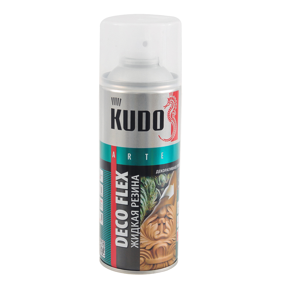 Жидкая резина KUDO DECO FLEX прозрачная 520 мл KU-5351
