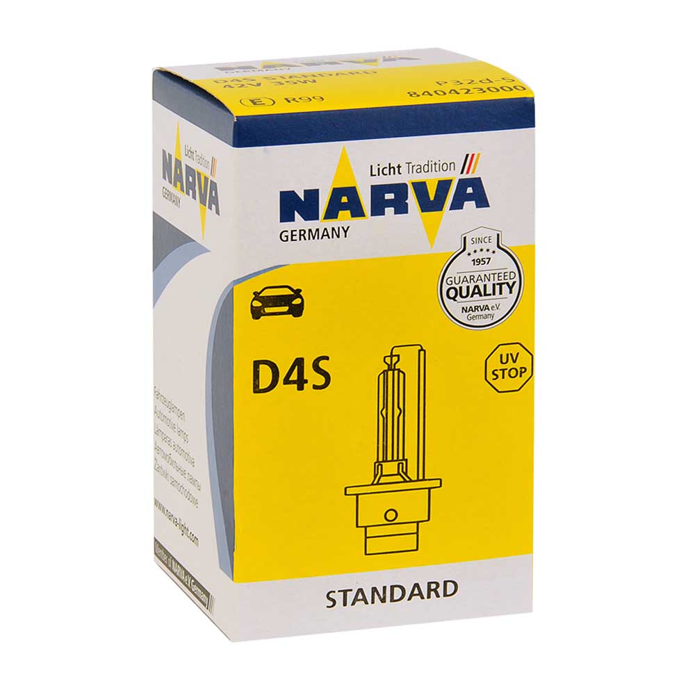 Лампа ксеноновая NARVA 4300K 12V D4S 35W 84042