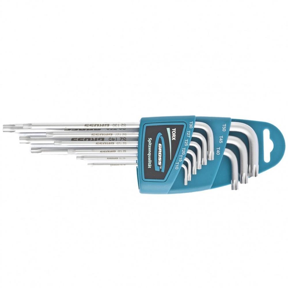 Набор имбусовых ключей GROSS 16408 TORX экстра-длинные 9 шт купить ...