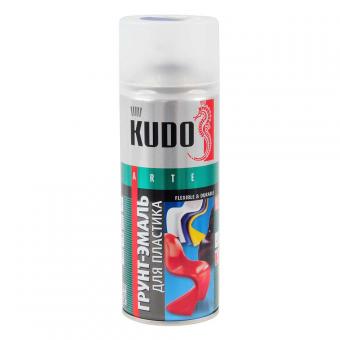Грунт-эмаль для пластика KUDO синяя 520 мл KU-6009