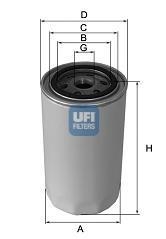 Фильтр масляный UFI 2310202
