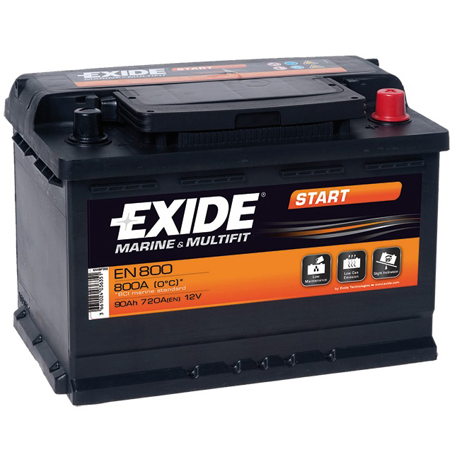 Аккумулятор EXIDE START 90 Ач 720А О/П EN800