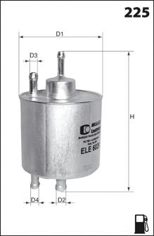 Фильтр топливный MECA FILTER ELE6029