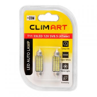 Лампа светодиодная CLIM ART 12V C5W 1.8W 2 шт CLA00507