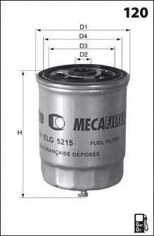 Фильтр топливный MECA FILTER ELG5215