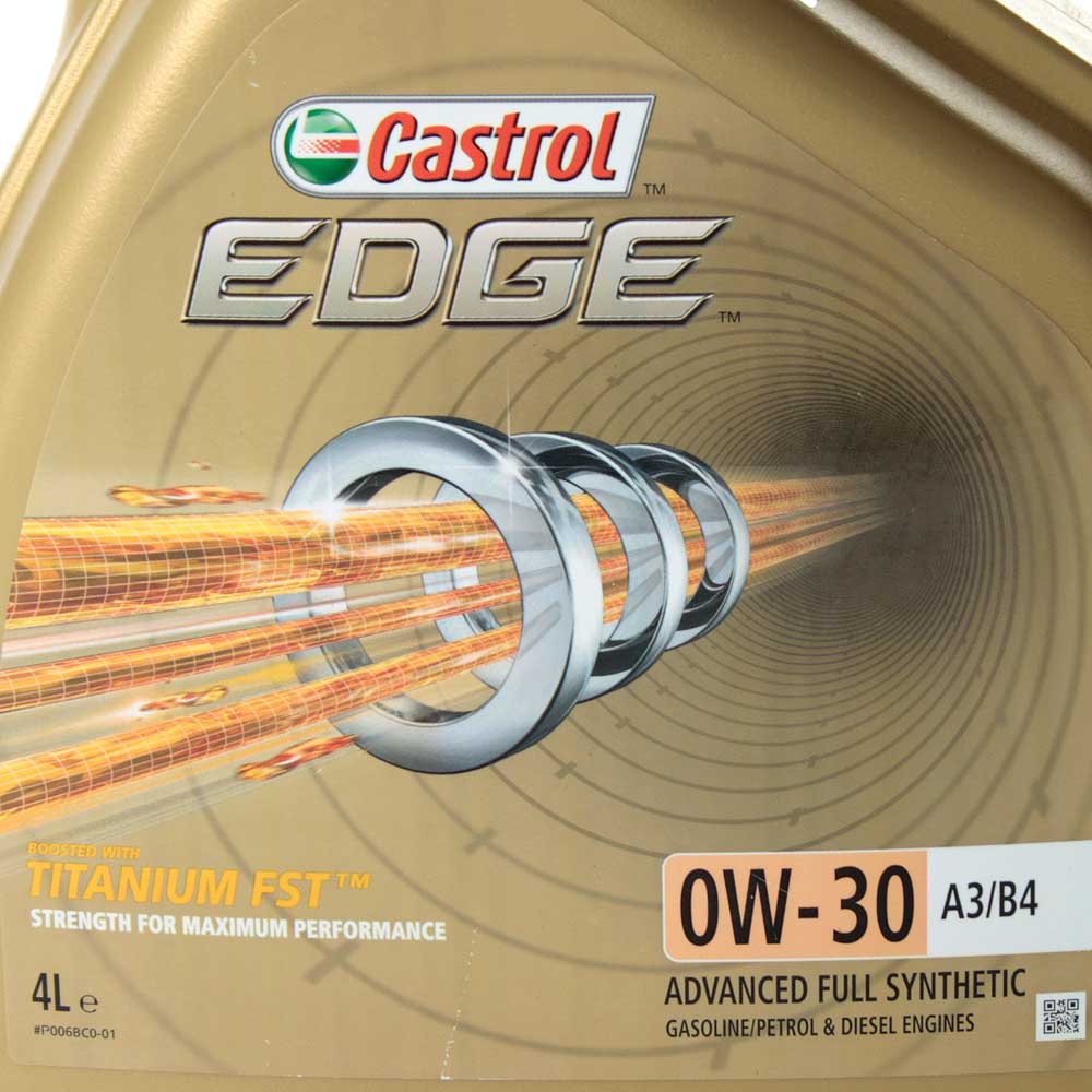 Масло моторное CASTROL EDGE TURBO DIESEL TITANIUM 0W30 синтетика 4 л 157E5C