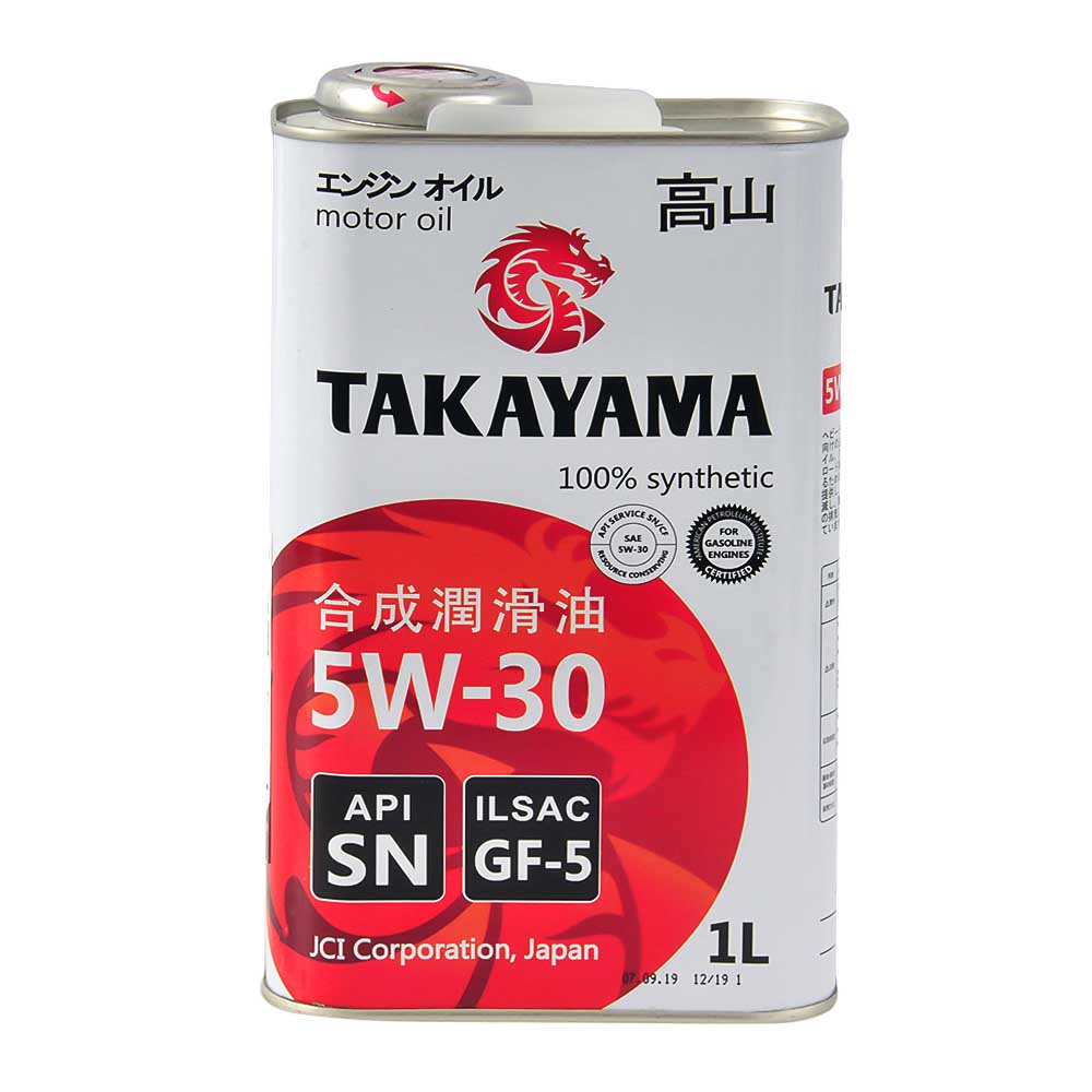 Масло моторное TAKAYAMA 5W30 синтетика 1 л 605584