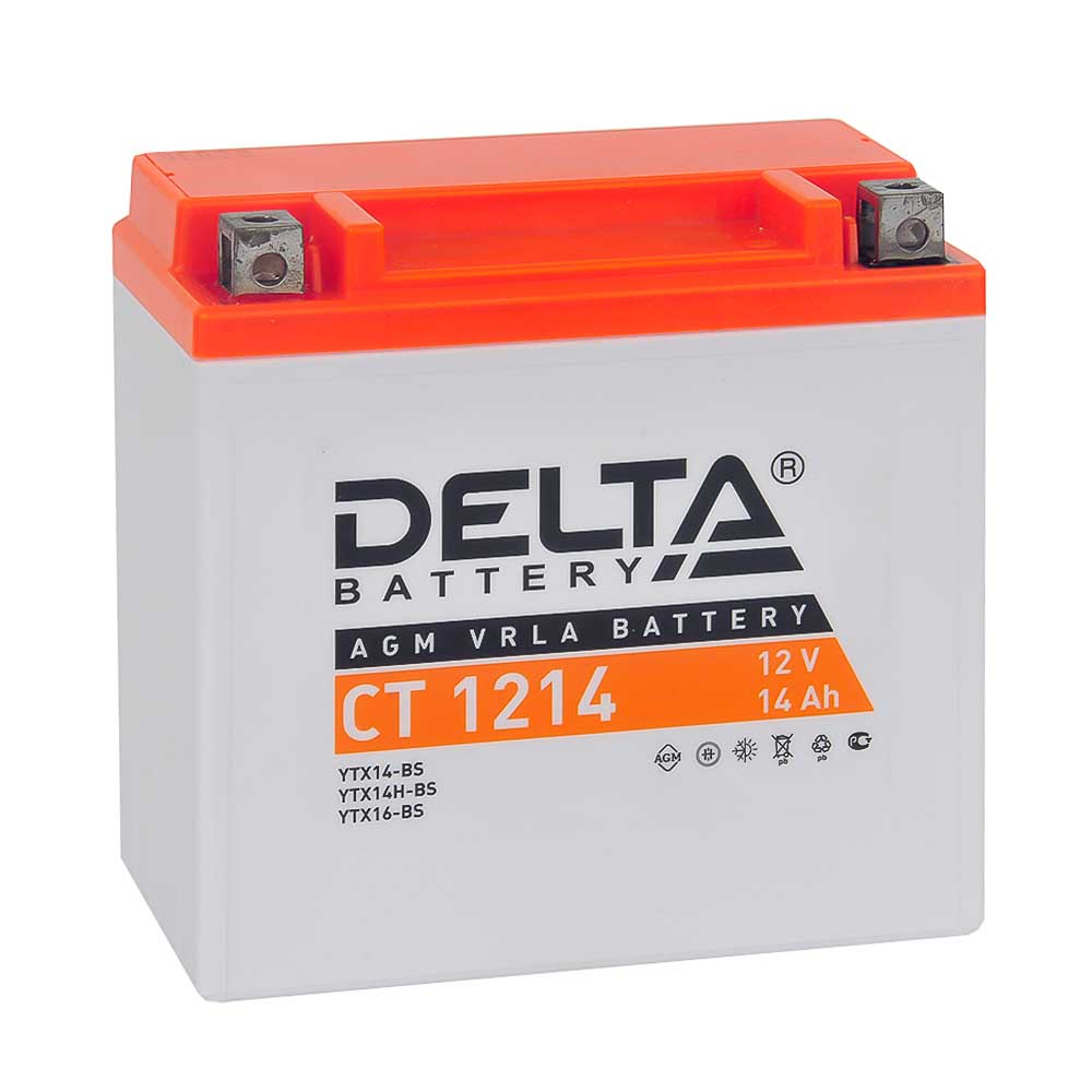 Аккумулятор DELTA CT 1214 14 Ач 200А П/П
