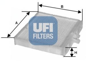 Фильтр салона UFI 5310600 угольный