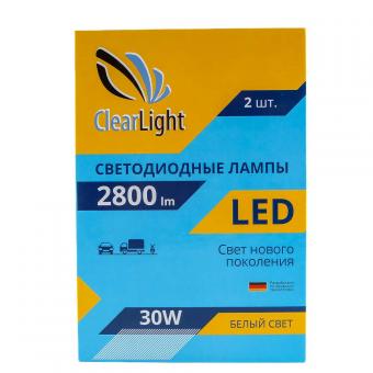 Лампа светодиодная CLEARLIGHT 12V H7 2 шт CLLED28H7