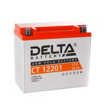 Аккумулятор DELTA CT 12201 20 Ач 270А О/П CT12201