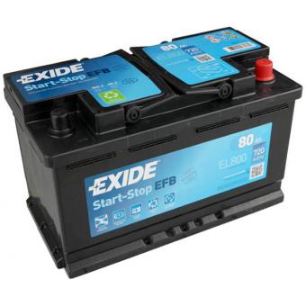 Аккумулятор EXIDE START-STOP EFB 80 Ач 720А О/П EL800