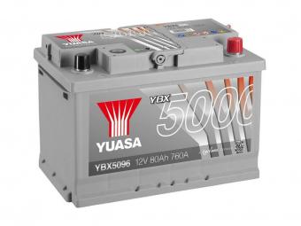 Аккумулятор YUASA 80 Ач 760А О/П YBX5096