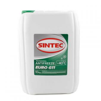 Антифриз SINTEC EURO G11 зеленый 10 кг 800516
