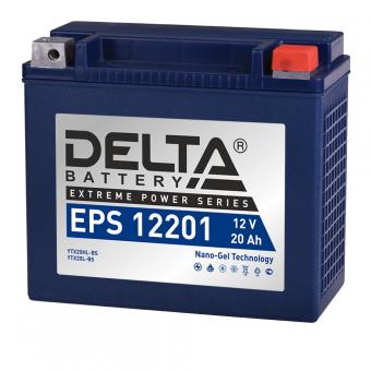 Аккумулятор DELTABATTERY EPS YTX20L-BS, YTX20HL-BS 20 Ач А О/П EPS12201