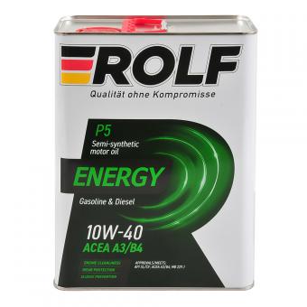 Масло моторное ROLF ENERGY 10W40 полусинтетика 4 л 322227