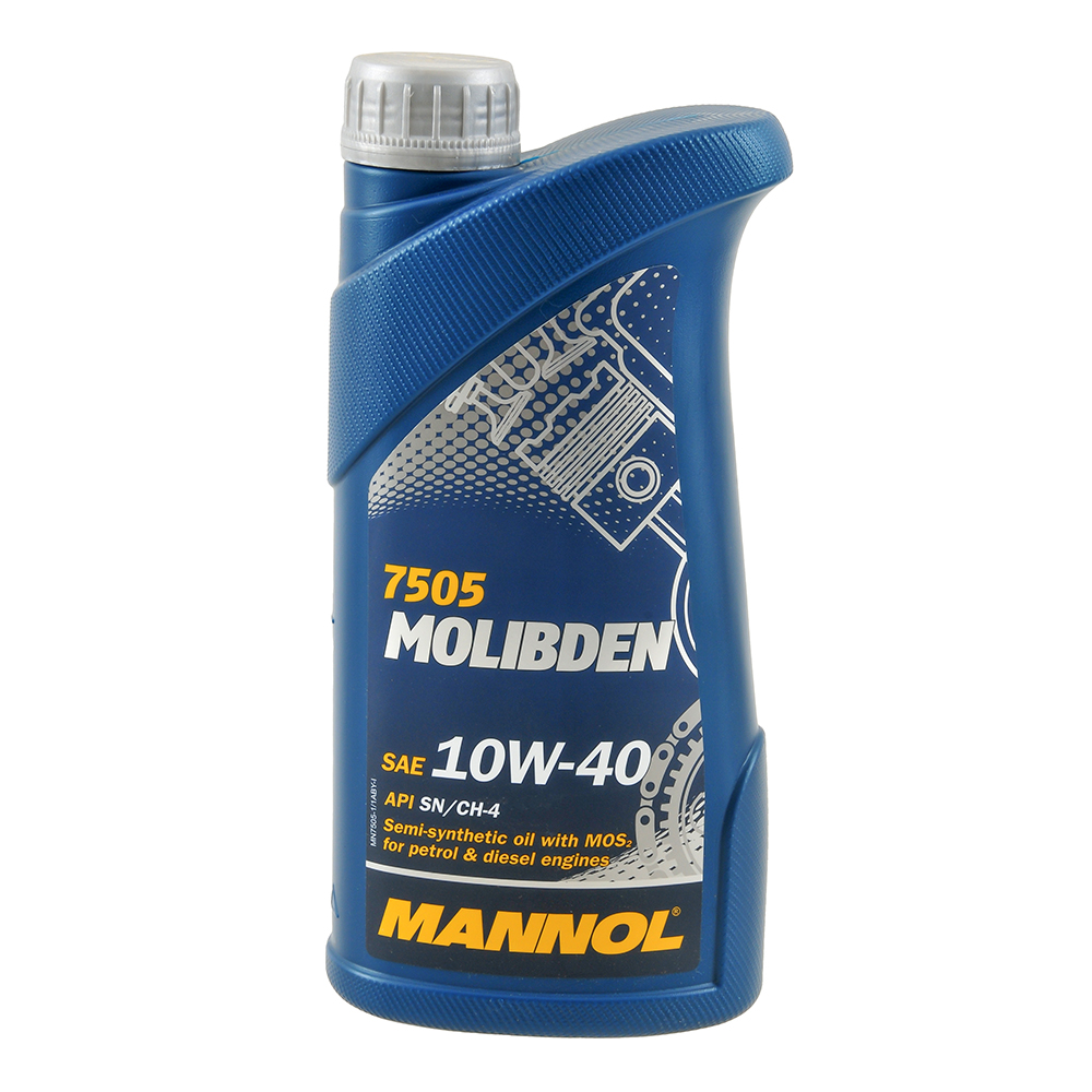 Масло моторное MANNOL MOLIBDEN 10W40 полусинтетика 1 л MN7505-1