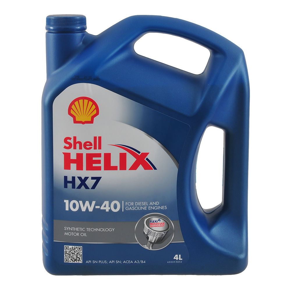 Масло моторное SHELL HELIX HX7 10W40 полусинтетика 4 л 550051575