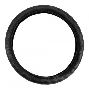 Оплетка на рулевое колесо FORMA каркасная рифленая черная RTR-01