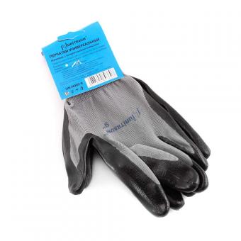 Перчатки UNITRAUM с полиуретановым покрытием серые размер 9 UN-N002-9