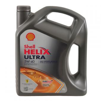 Масло моторное SHELL HELIX ULTRA 5W40 синтетика 4 л 550055905