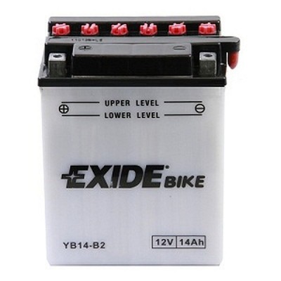 Аккумулятор EXIDE 14 Ач 145А П/П YB14-B2