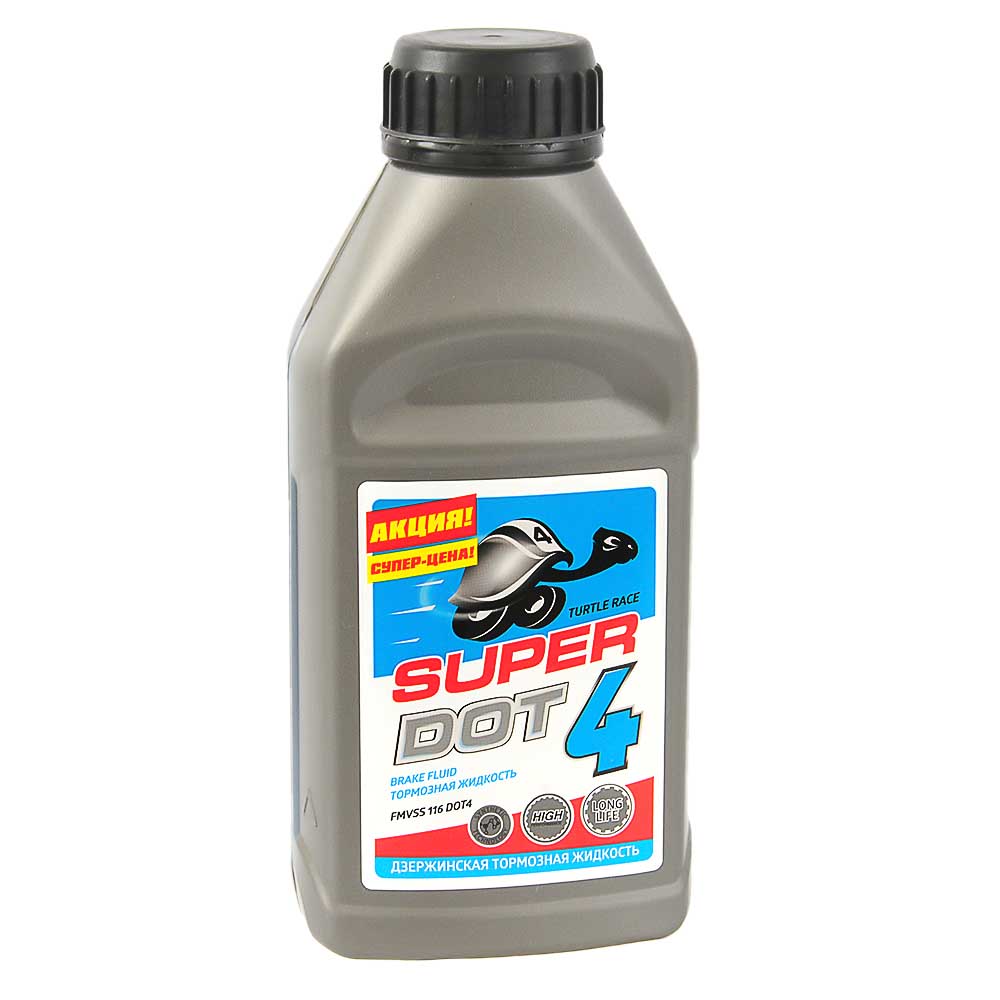 Жидкость тормозная TURTLE RACE DOT-4 455 гр 990250