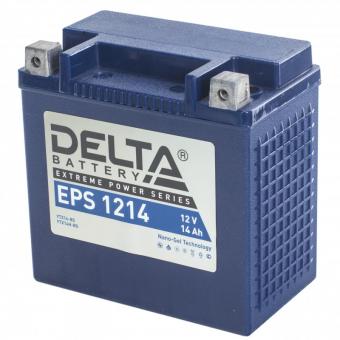 Аккумулятор DELTABATTERY EPS YTX14-BS, YTX14H-BS 14 Ач 220А П/П EPS1214
