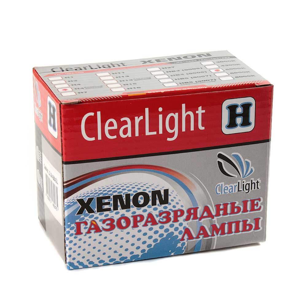 Лампа би-ксеноновая CLEARLIGHT 5000K 12V H4 35W 2 шт LDL 0H4 B50-0LL