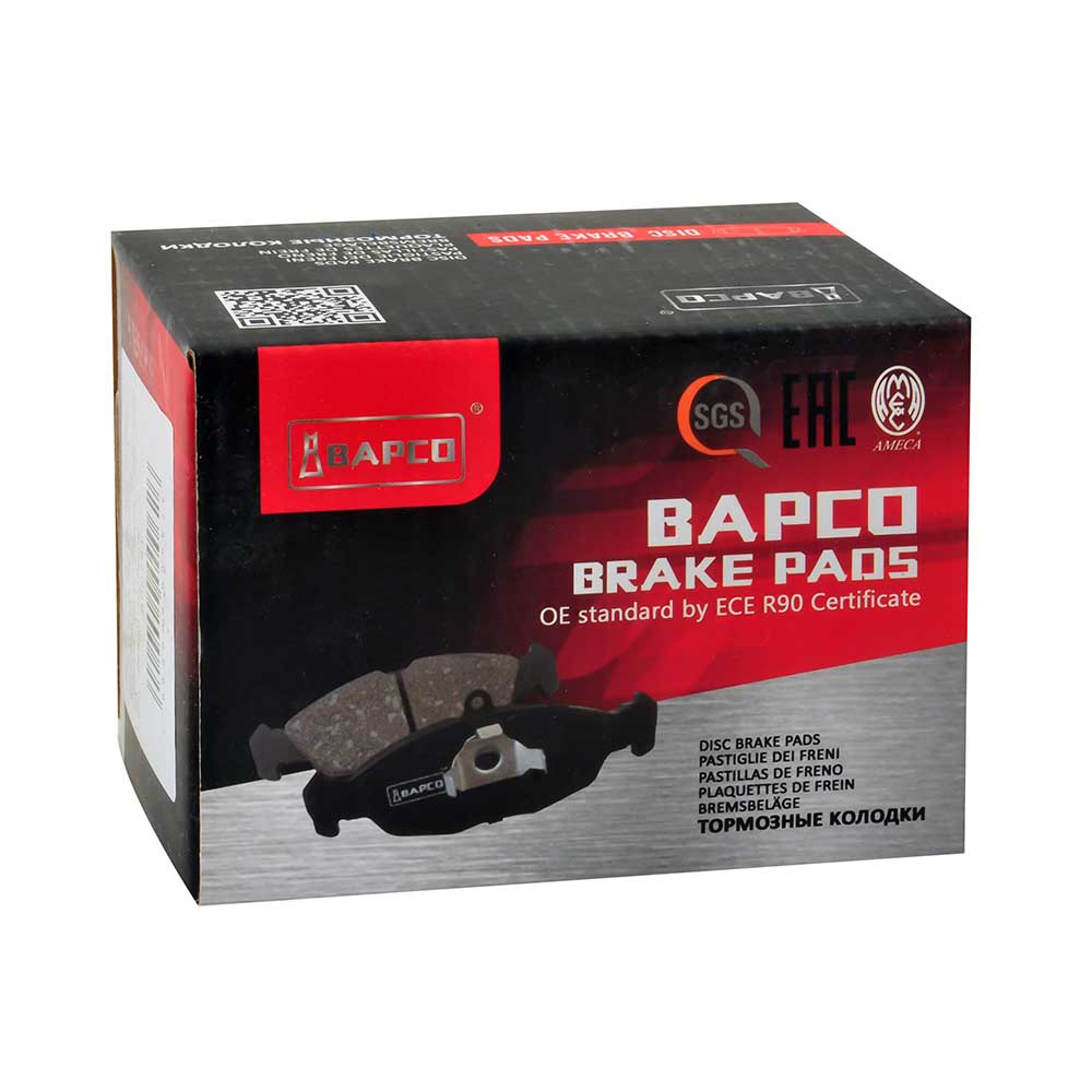 Колодки тормозные BAPCO BP0612 задние