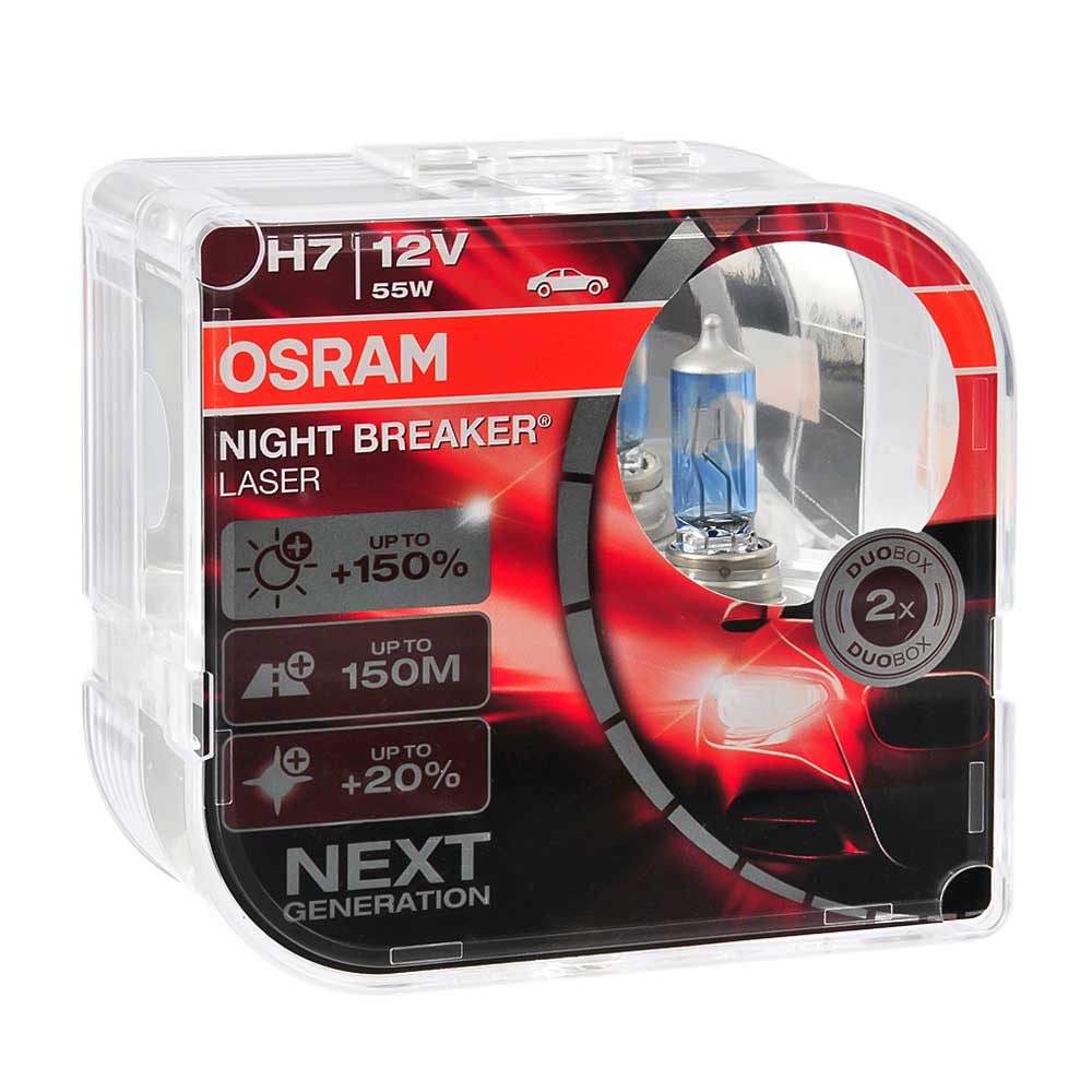 Автомобильные лампочки Osram Night Breaker Laser (Next Generation) H7, 2  шт. цена