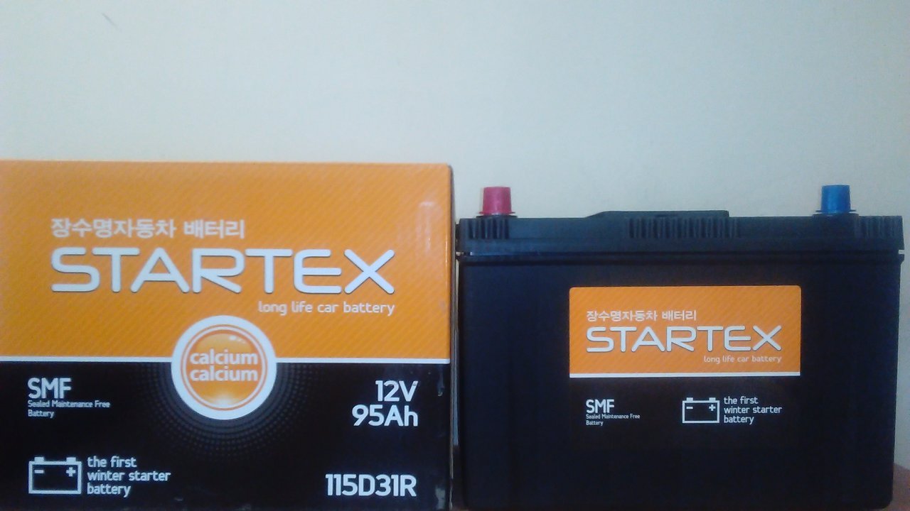 Аккумулятор STARTEX 95 Ач 750А П/П SMF115D31RSTX