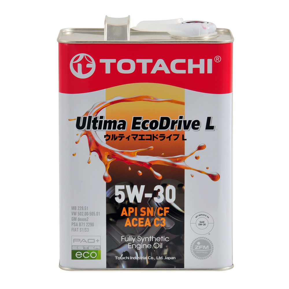 Масло моторное TOTACHI ULTIMA ECO DRIVE L 5W30 синтетика 4 л 12104