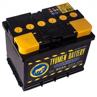 Аккумулятор TYUMEN BATTERY  STANDARD 60 Ач 520А П/П 6CT60L1