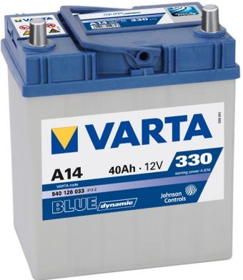 Аккумулятор VARTA BLUE DYNAMIC A14 40 Ач 330А О/П 540126033