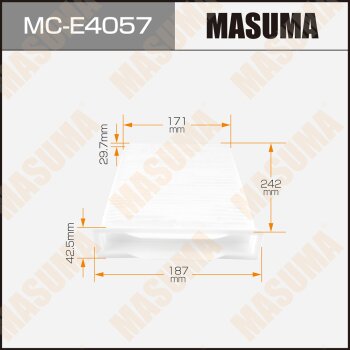 Фильтр салона MASUMA MCE4057 угольный
