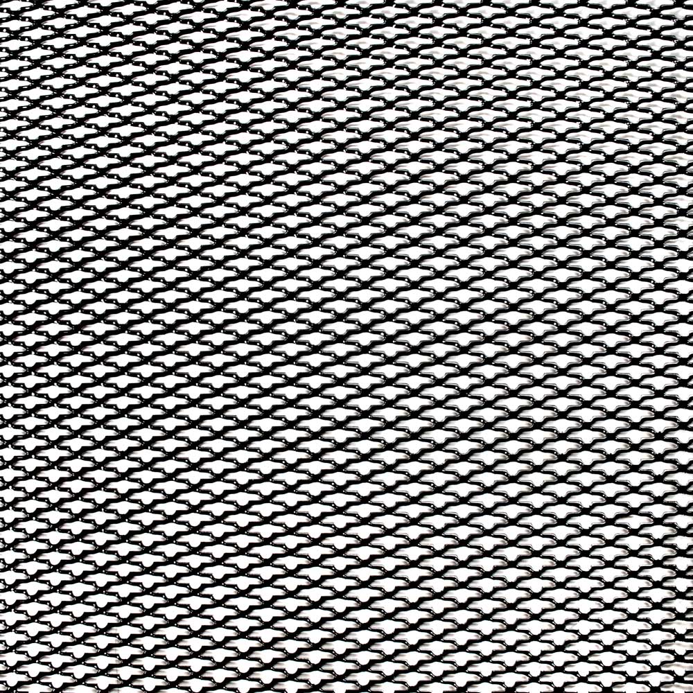 Сетка декоративная на решетку радиатора STRECK СR15 черная 15*6.5 1000х250 CR15ALU