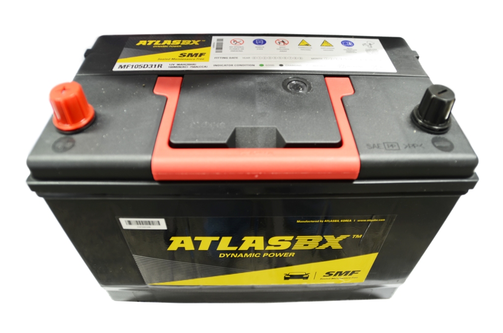 Аккумулятор ATLAS 90 Ач 750А П/П MF105D31R купить недорого по цене руб ...
