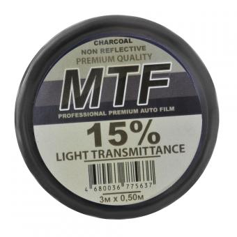 Пленка тонировочная MTF PREMIUM черная 15% 0.5х3м 54405