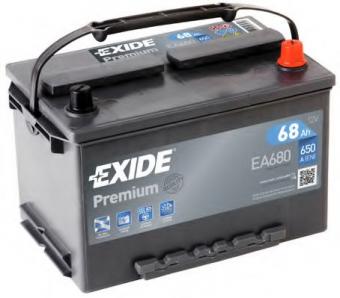 Аккумулятор EXIDE PREMIUM 68 Ач 650А П/П EA680
