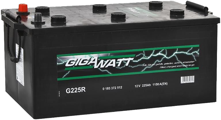 Аккумулятор GIGAWATT 225 Ач 1150А  0 185 372 512