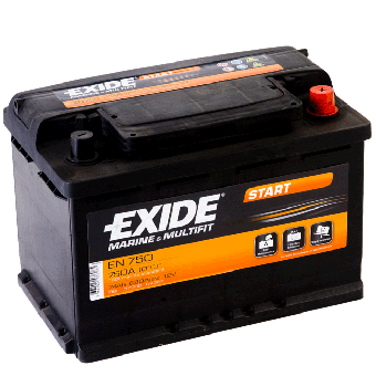 Аккумулятор EXIDE START 74 Ач 680А О/П EN750