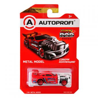 Модель авто AUTOPROFI HOT ROD ROD-002 1:64 красная ROD-002 RD
