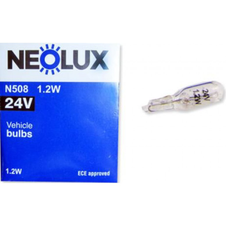 Лампа накаливания NEOLUX 12V W1.2W N508