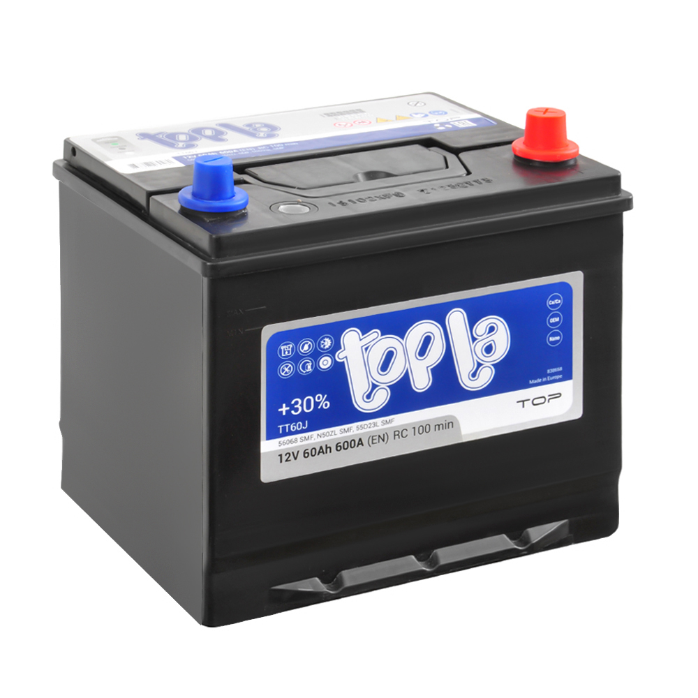 Аккумулятор TOPLA TT60J ASIA 60 Ач 600А О/П 118861/1000327 купить ...