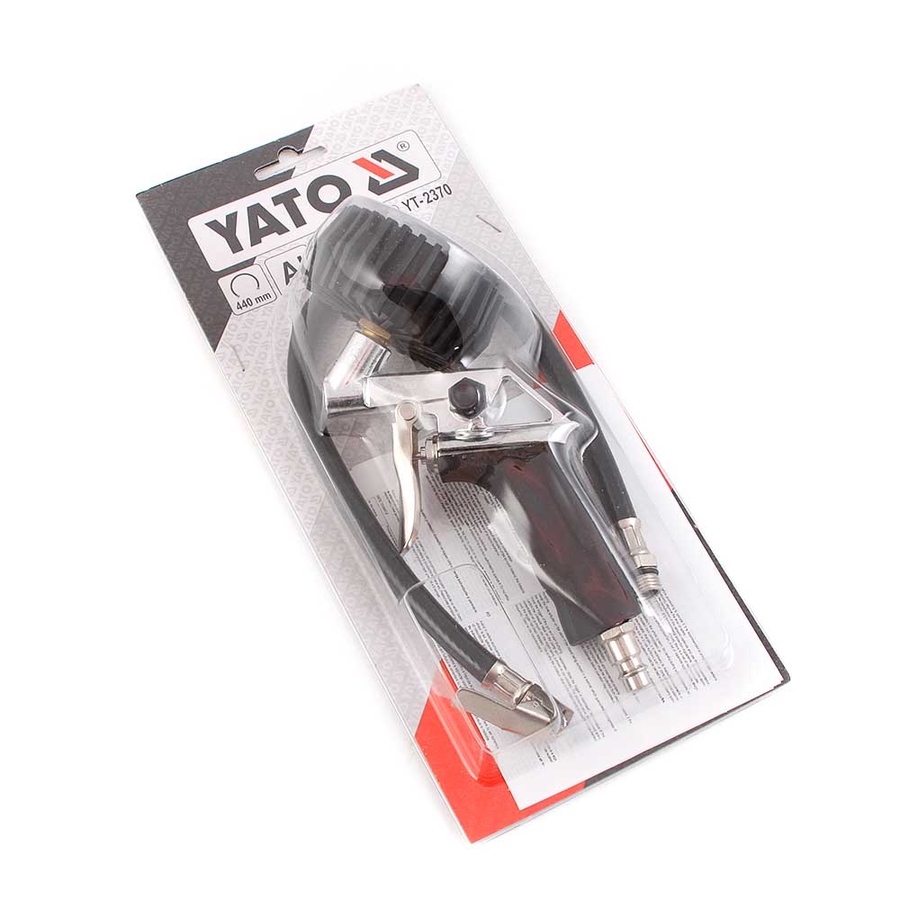Пистолет для подкачки шин YATO с манометром YT-2370