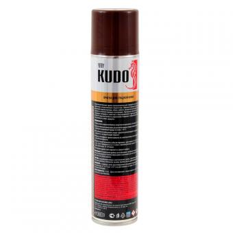 Краска для кожи KUDO коричневая аэрозоль 400 мл KU-5242